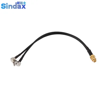 Sindax SMA female to Y type 2 X штекерный разъем TS9 Splitter Combiner кабельная косичка RG174 6 
