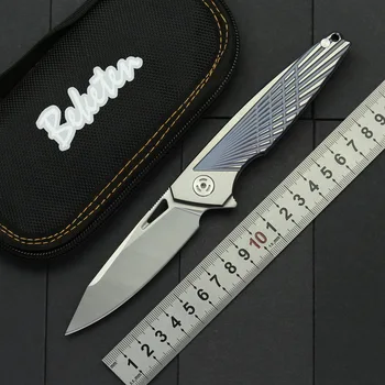 BEKETEN тактический складной нож M390 Лезвие TC4 титановая ручка открытый кемпинг охотничьи инструменты выживания карманные ножи для самообороны