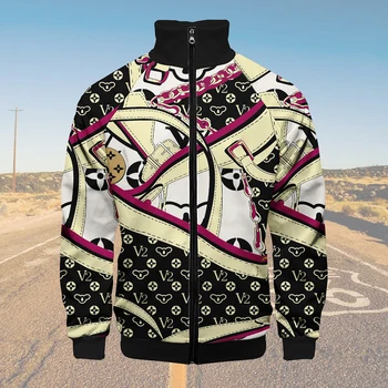 Весна и осень 2023, модный новый бренд Elements, мужская куртка с 3D-принтом, повседневная трендовая уличная мотоциклетная спортивная куртка с длинным рукавом
