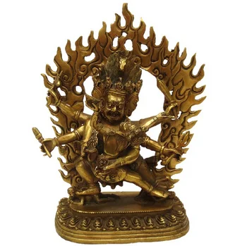 Из чистой меди креативный Ваджра Тибетский Будда ремесло украшения стола в гостиной