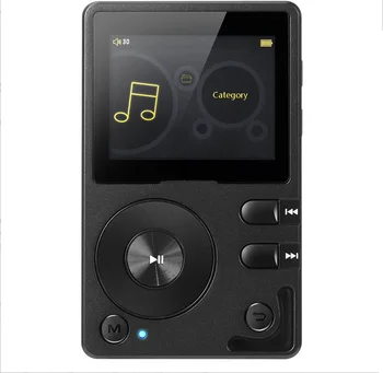 MP3-плеер Высокого Разрешения H2 DSD DAC OTG Портативный Цифровой Аудио-Музыкальный Плеер с Картой Памяти и HD-Наушниками Поддерживает 256 ГБ