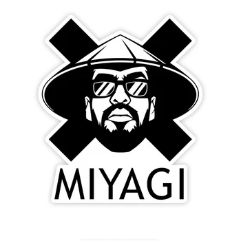 Личность Звезды хип-хопа MiyaGi автомобильные наклейки мотоциклетные наклейки Водонепроницаемый солнцезащитный крем ПВХ