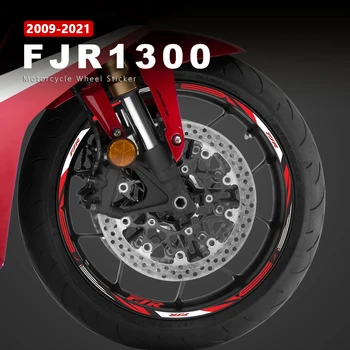 Наклейки на Колеса Мотоцикла FJR 1300 Аксессуары Водонепроницаемая Наклейка на Обод для FJR1300 Yamaha 2009-2021 2016 2017 2018 2019 2020 Полоса